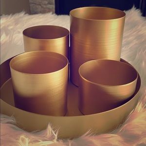 Decocrated Gold Tabletop 5 Piece Set (SOLD)